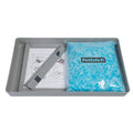 Reusable Cat Litter Box Tray with 12.9 lb Crystal Cat Litter U658