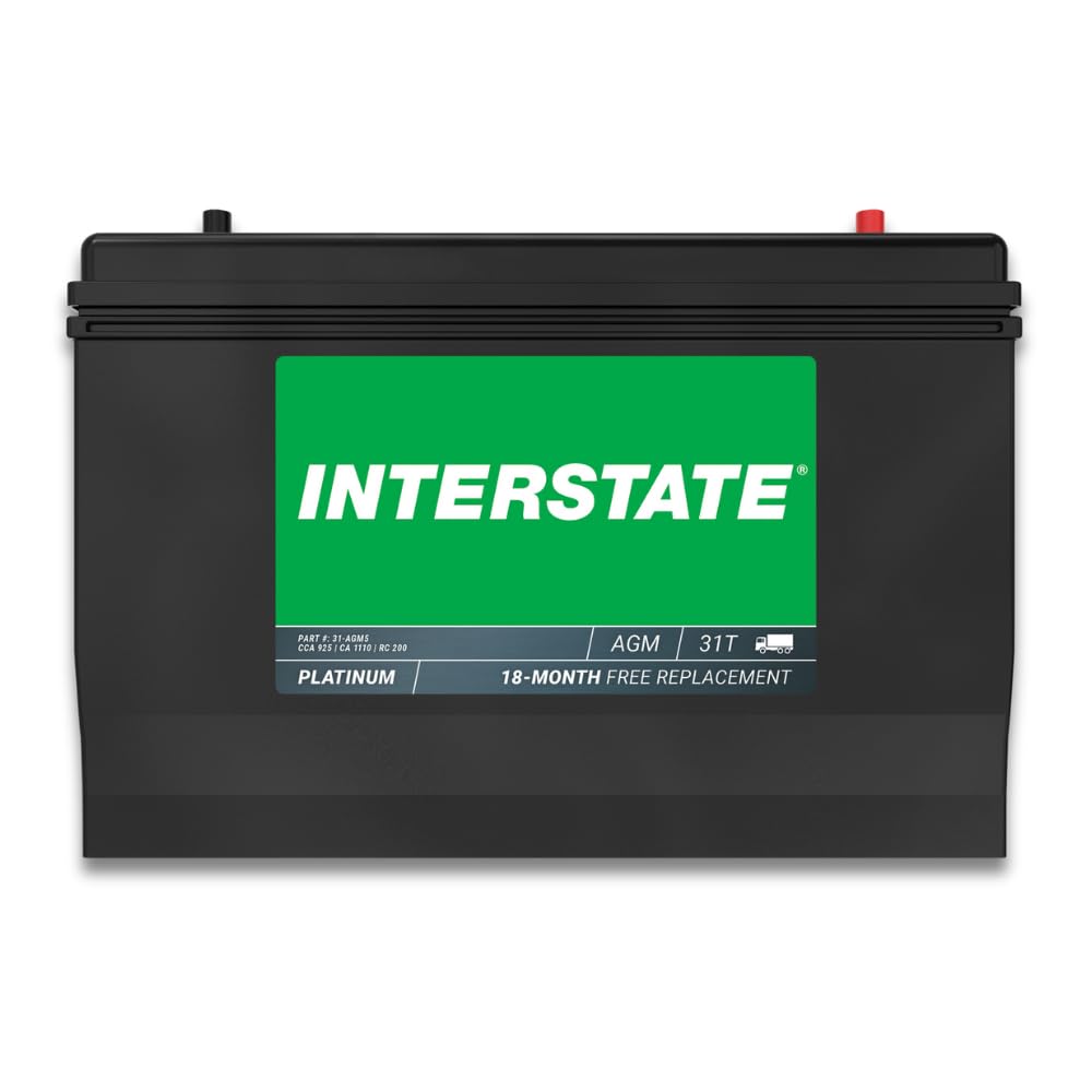 12V 100Ah Group 31 AGM Marine/RV Battery D465258
