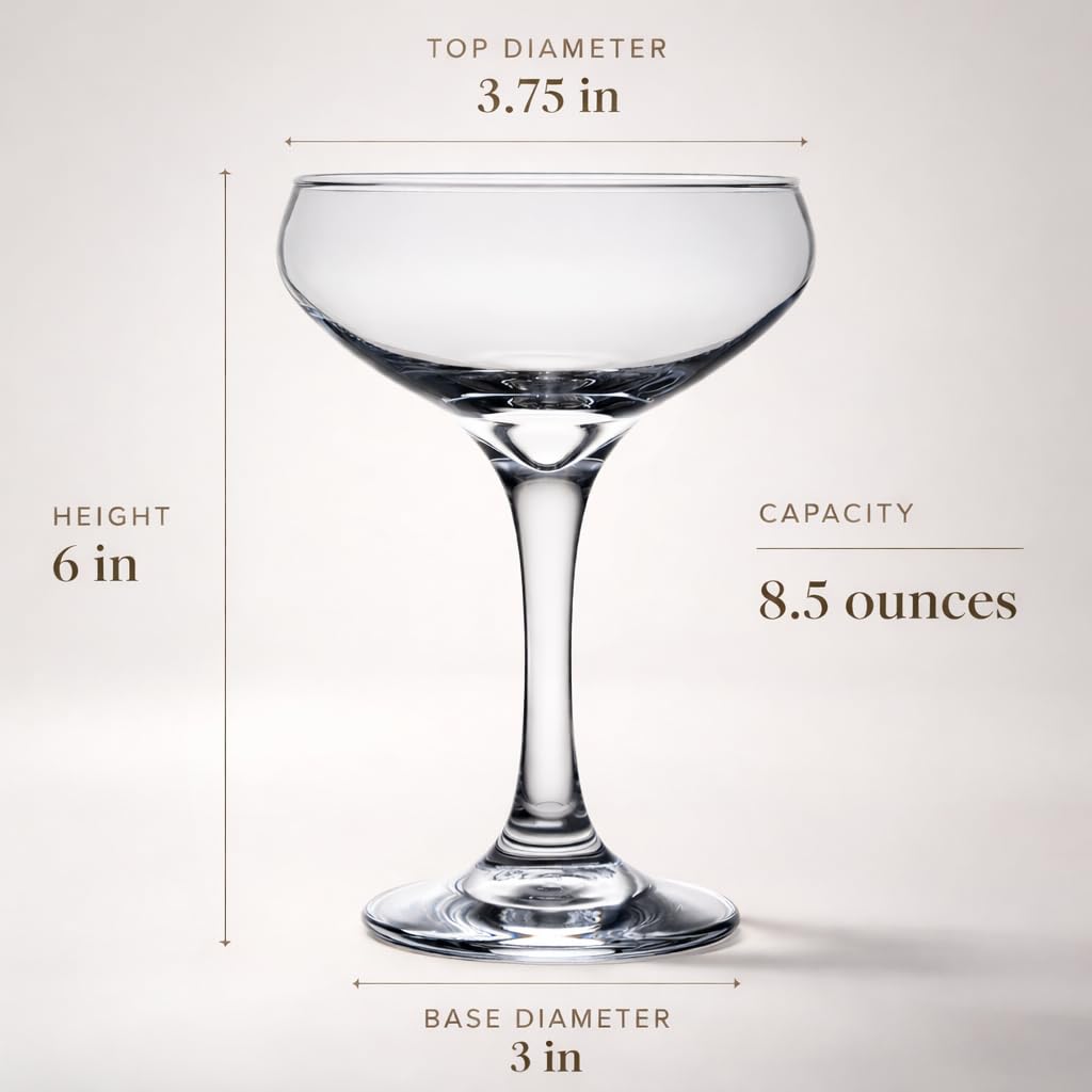 Round Table Cocktail Coupe 2-Piece Set N199