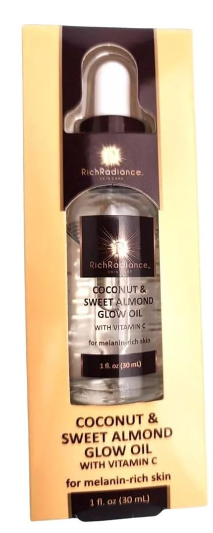 Face Glow Oil with Coconut, Sweet Almond & Vitamin C Set of 2 O585