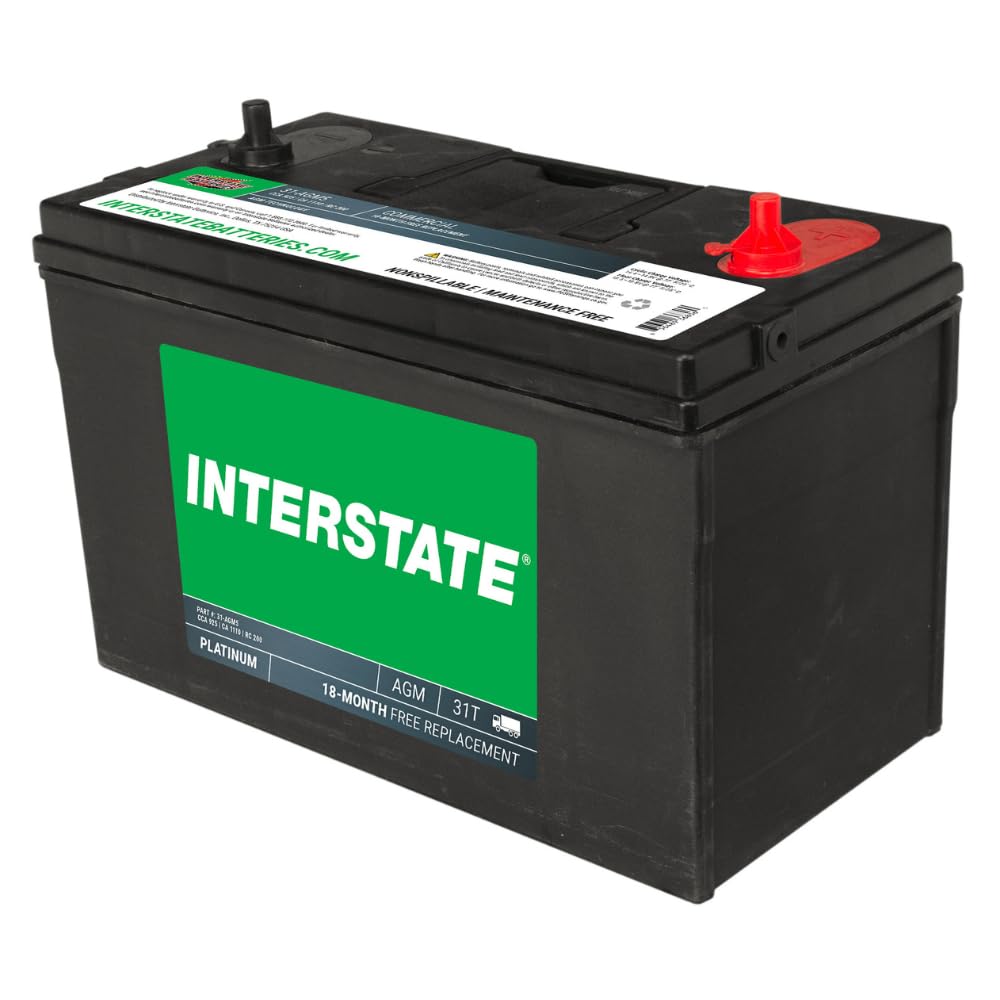 12V 100Ah Group 31 AGM Marine/RV Battery D465258