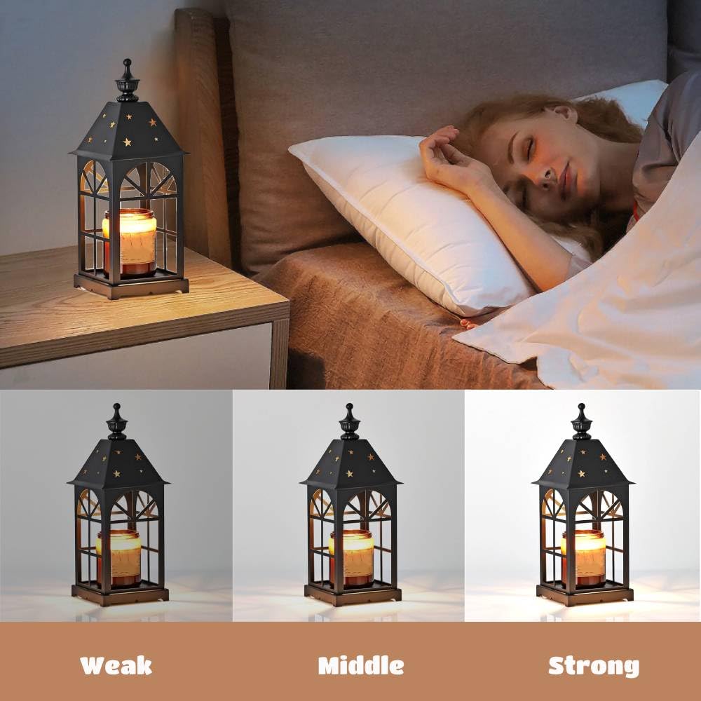 Candle Warmer Lamp with Timer and 2 Bulbs S28410