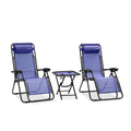 Zero Gravity Lounge Chair Set with Table R703151