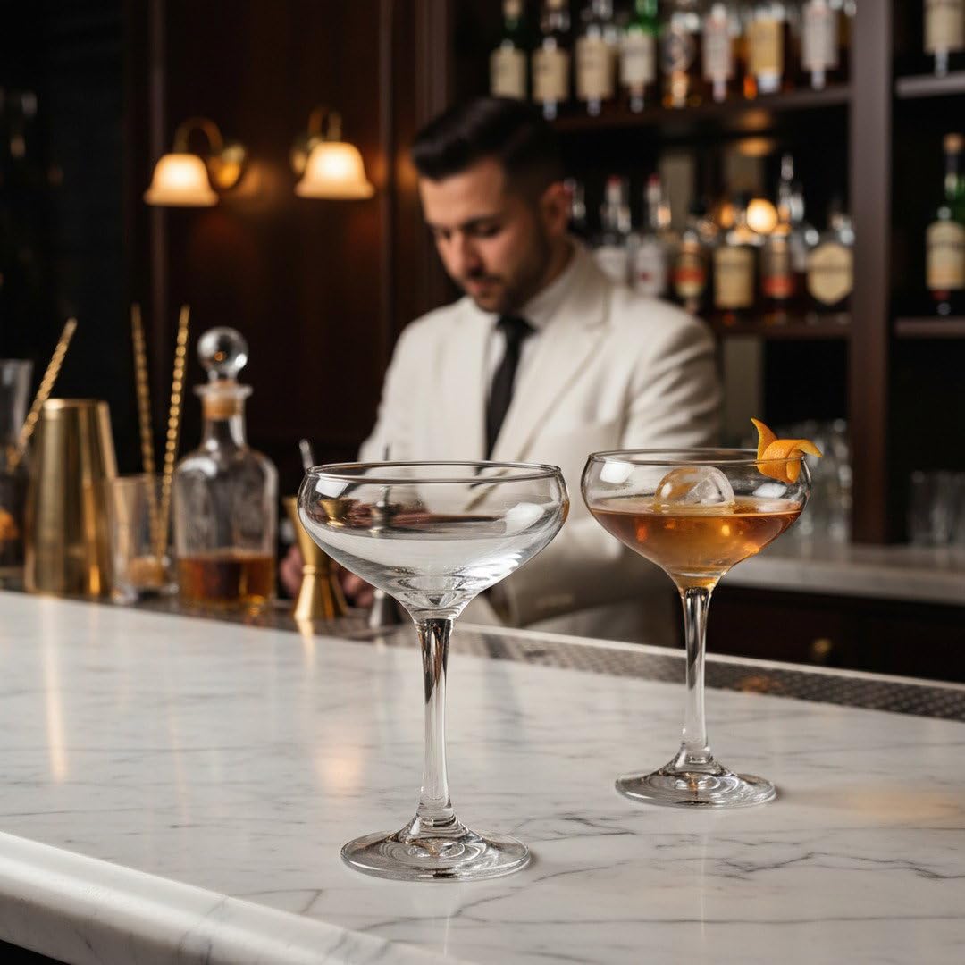Round Table Cocktail Coupe 2-Piece Set N199
