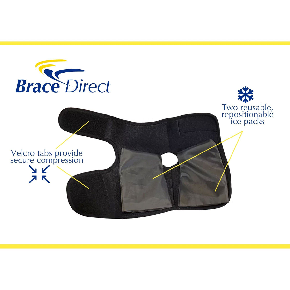 Tall CAM Walker Boot with Ankle and Foot Ice Pack Cold Wrap D715358