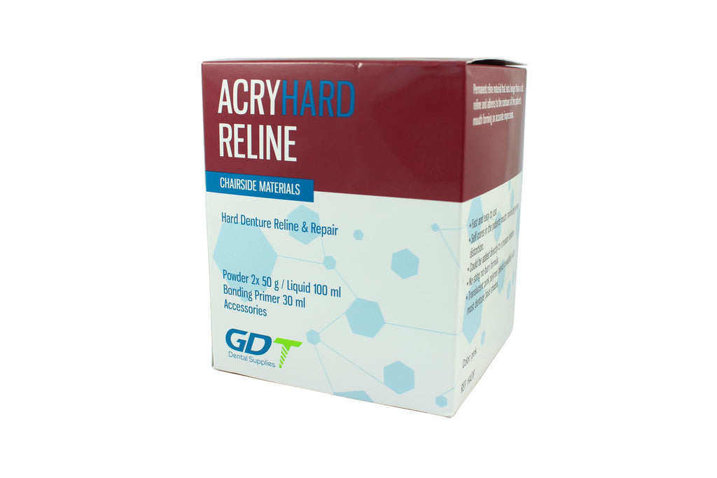 Hard Denture Reline Kit, Acrylic-Based, Self-Curing, Translucent Pink C121908
