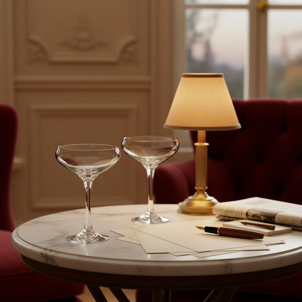 Round Table Cocktail Coupe 2-Piece Set N199