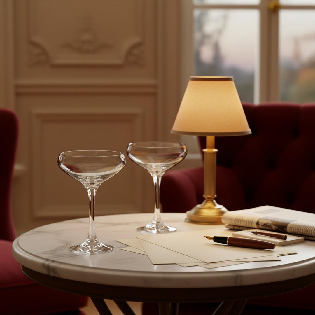 Round Table Cocktail Coupe 2-Piece Set N199