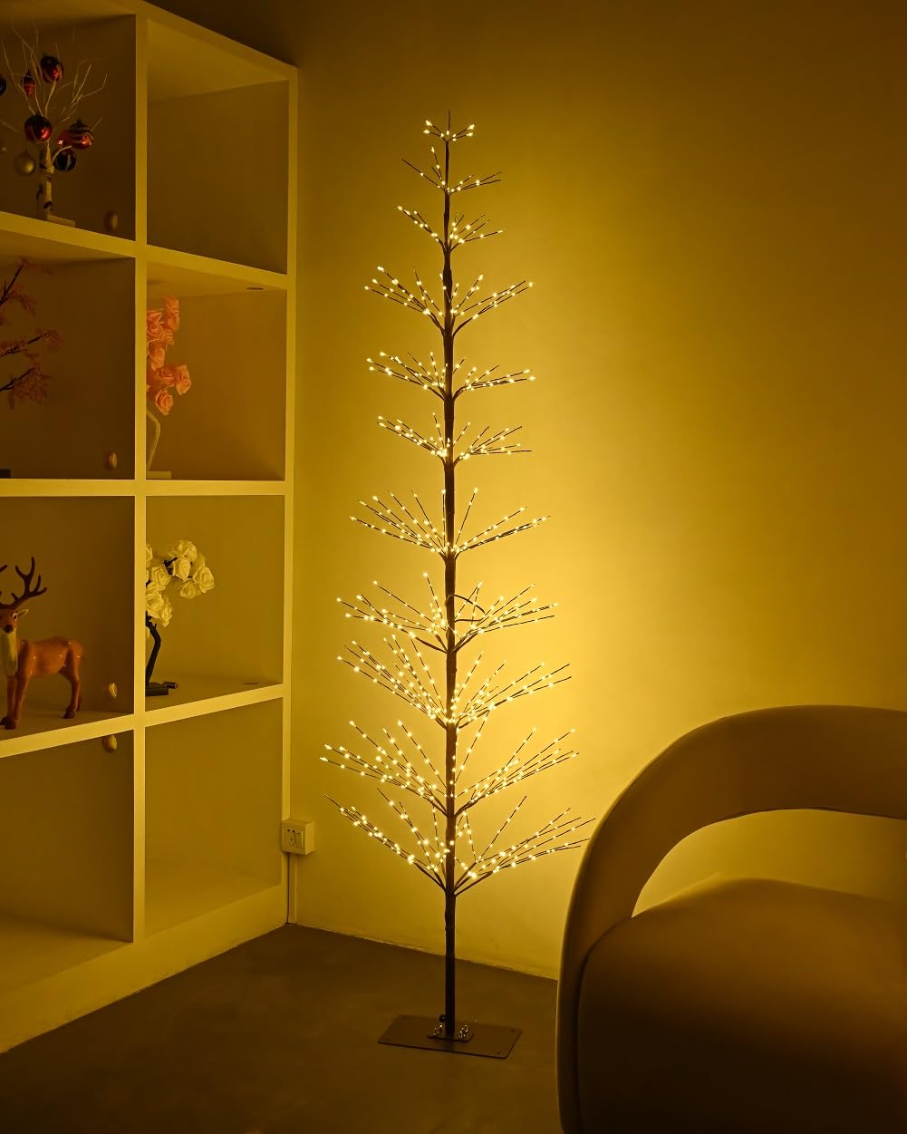 7 Feet 736L LED Artificial Christmas Tree Warm White S848