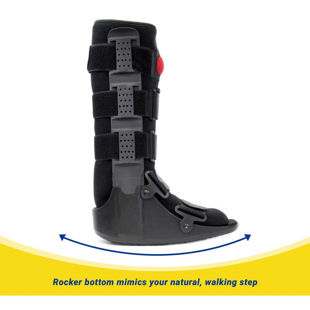 Tall CAM Walker Boot with Ankle and Foot Ice Pack Cold Wrap D715358
