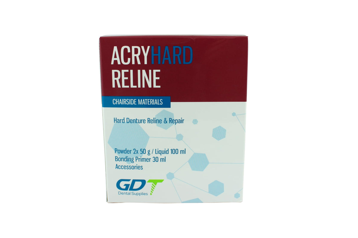 Hard Denture Reline Kit, Acrylic-Based, Self-Curing, Translucent Pink C121908