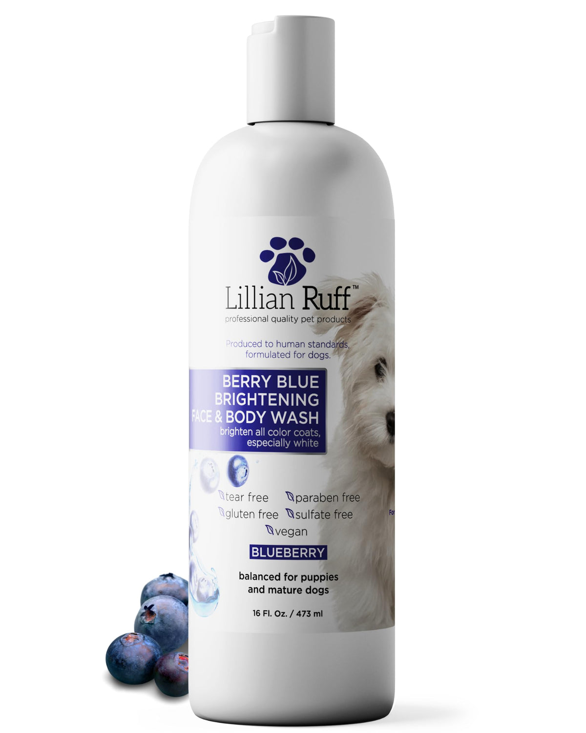 Berry Blue Brightening Pet Shampoo 16oz W501073