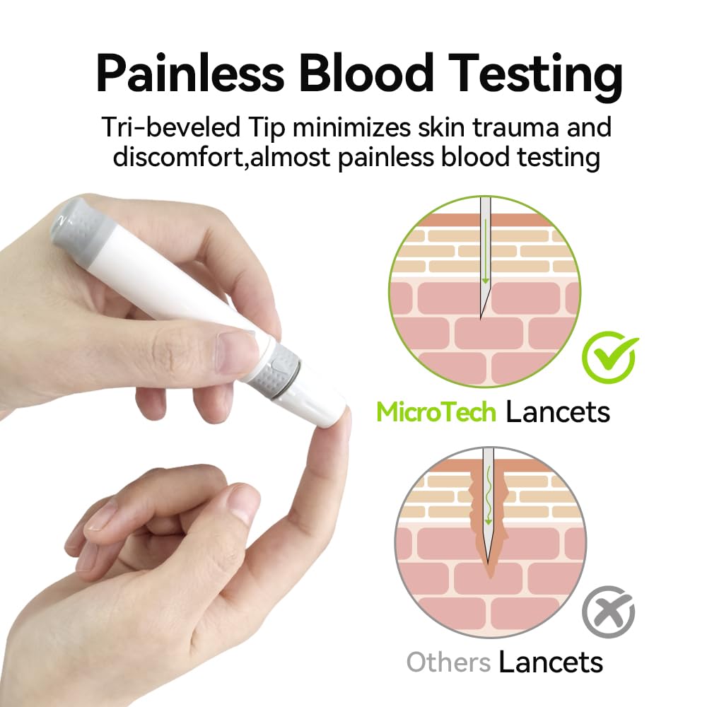Blood Glucose Test Strips & Lancets, 100 Count K325
