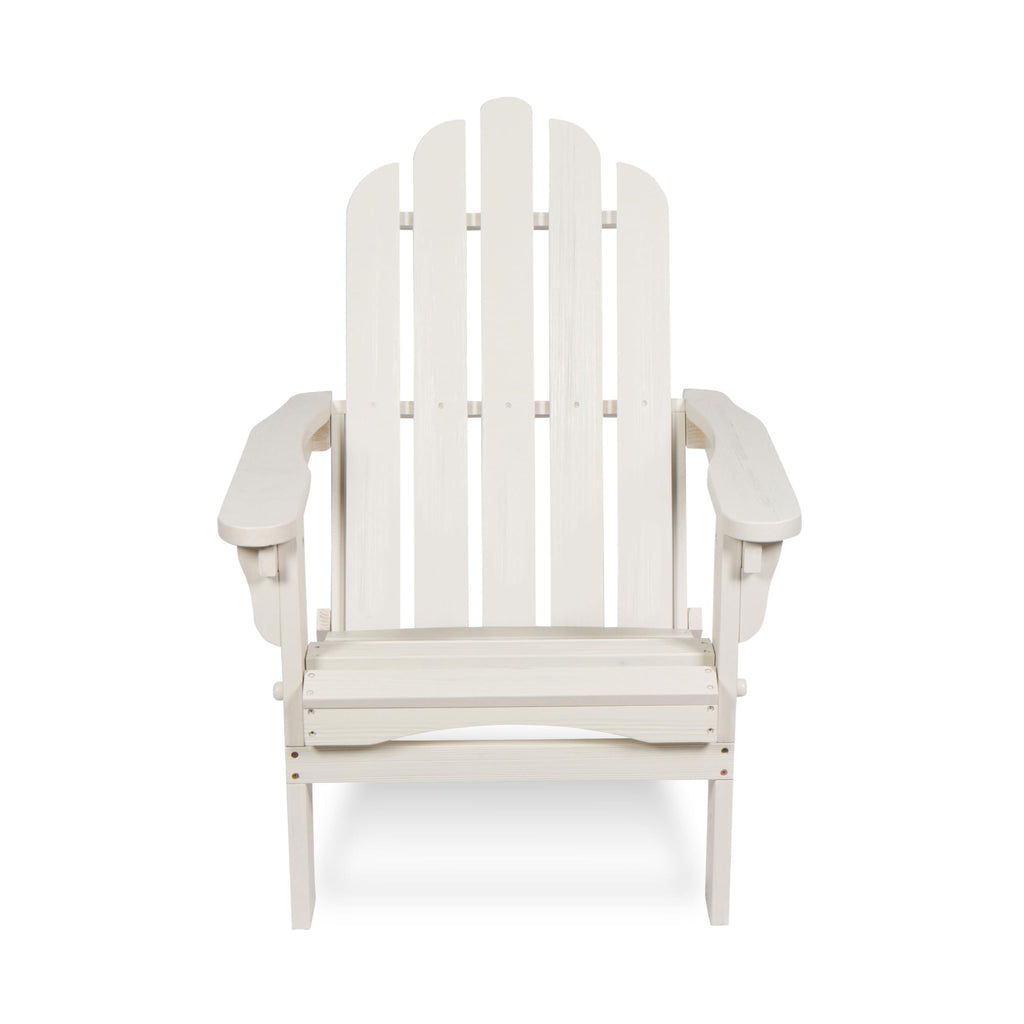 Eggshell White Wooden Outdoor Folding Chair U238