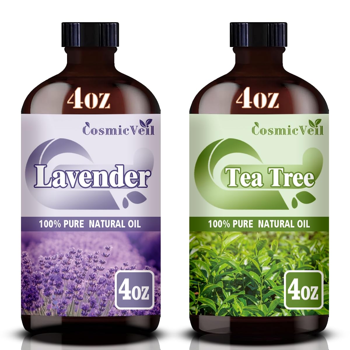 Lavender and Tea Tree Essential Oil 4 Fl Oz I248