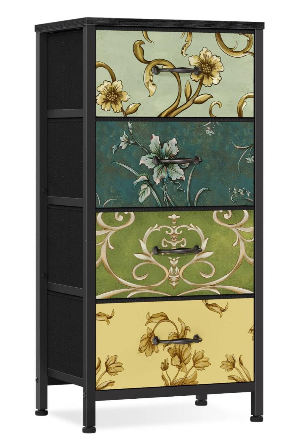 4 Drawer Fabric Dresser J37341