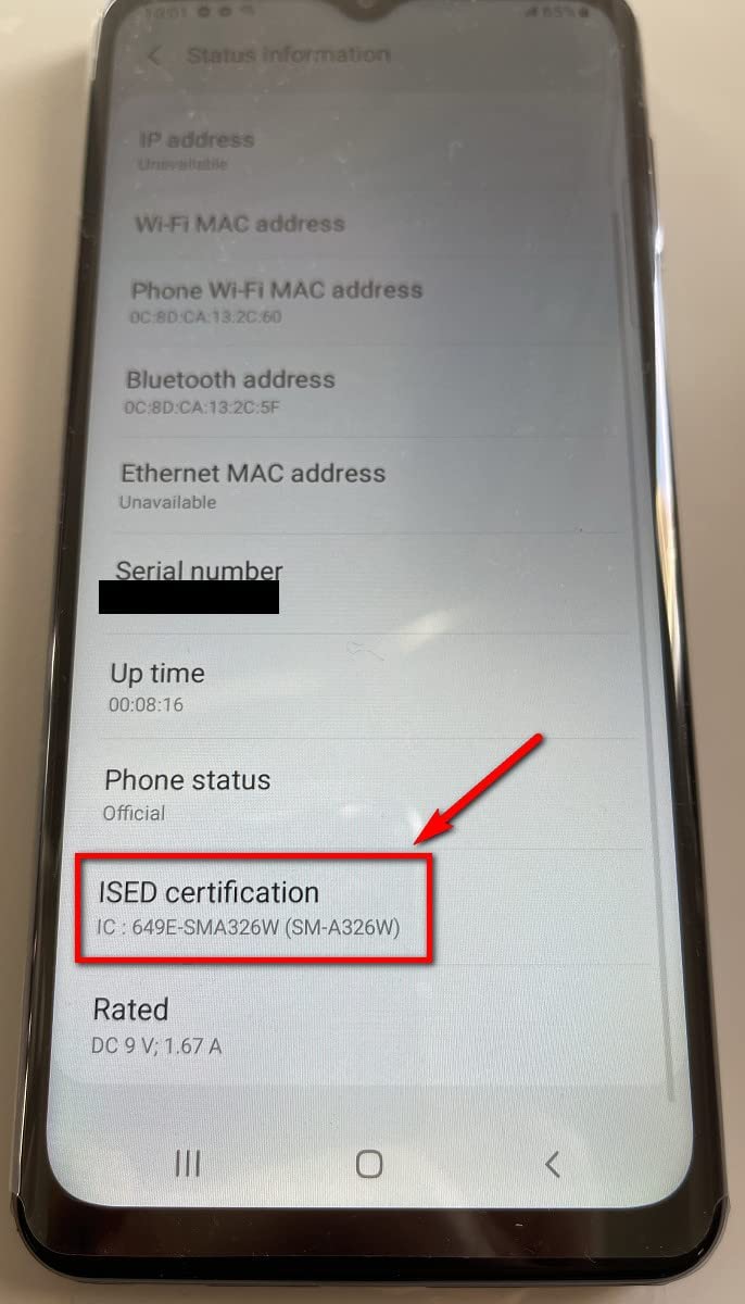 Unlocked 64GB Black Smartphone G50166