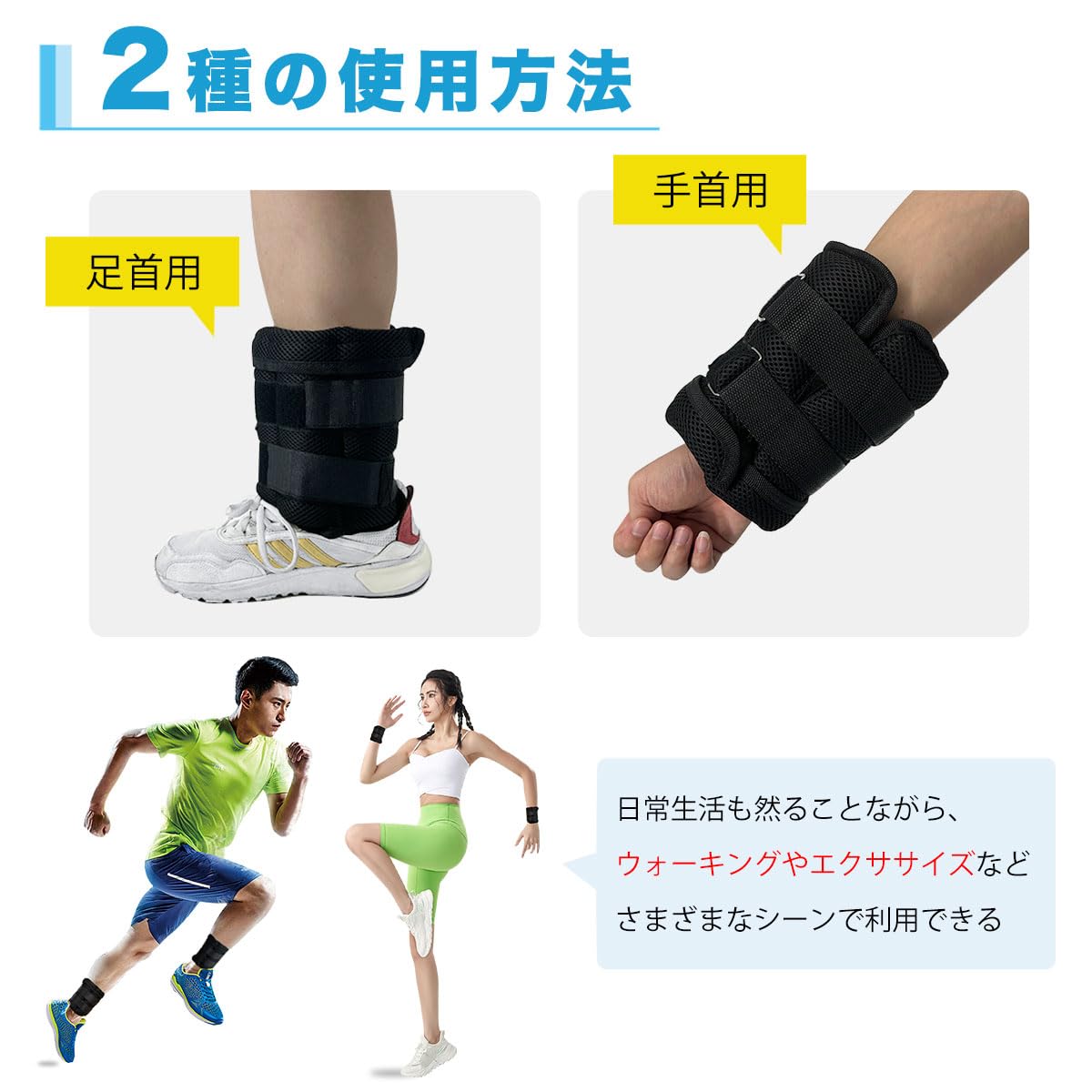 Adjustable Ankle Weights Set of 2 P309