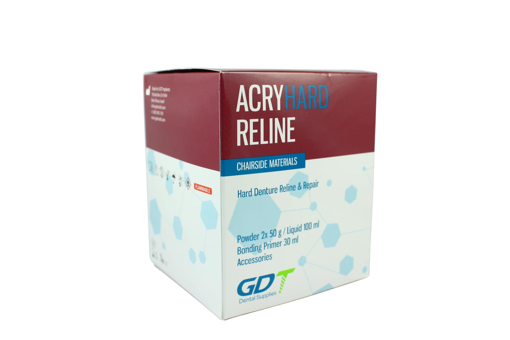 Hard Denture Reline Kit, Acrylic-Based, Self-Curing, Translucent Pink C121908