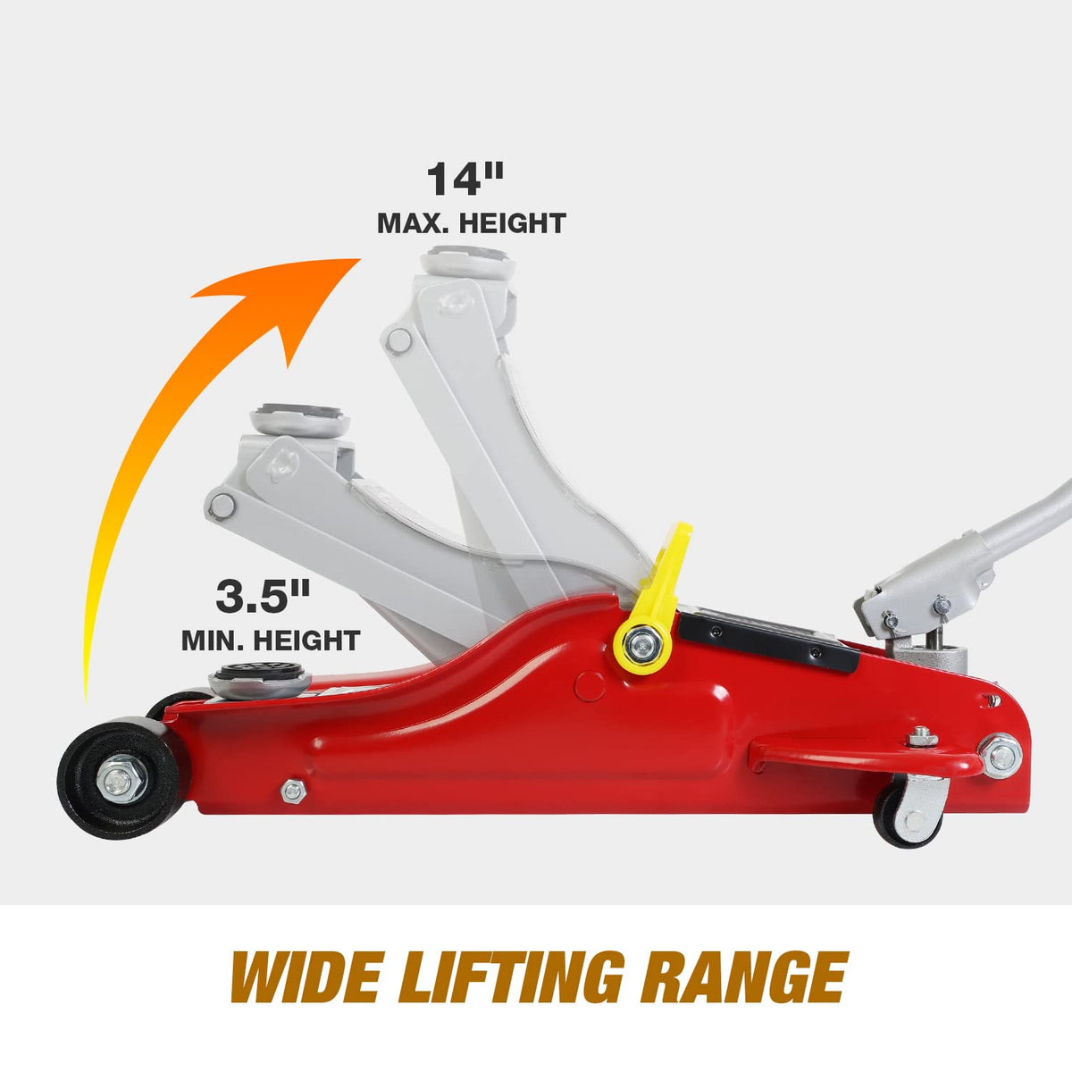 2.5 Ton Low Profile Hydraulic Floor Jack with Storage Case S895872