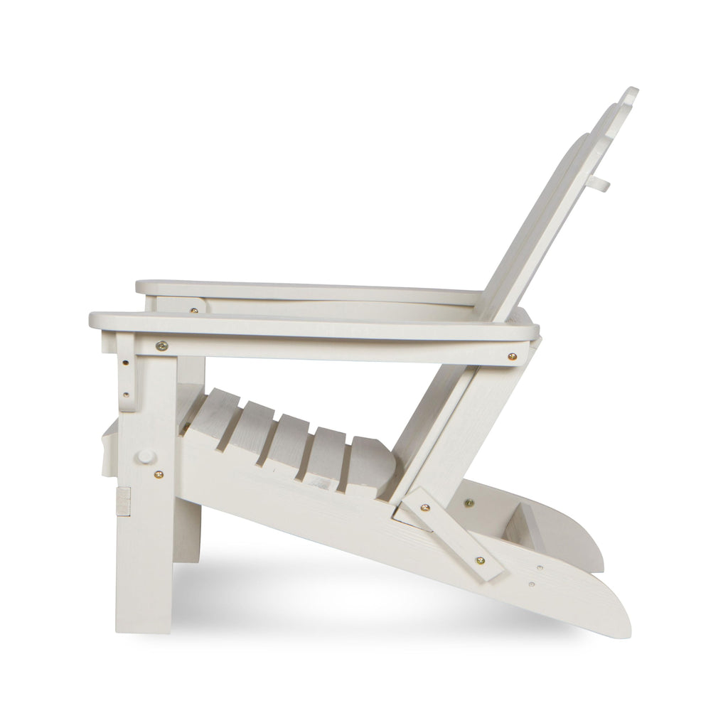 Eggshell White Wooden Outdoor Folding Chair U238