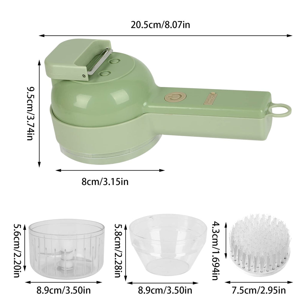 4 in 1 Handheld Electric Vegetable Cutter Set W21370