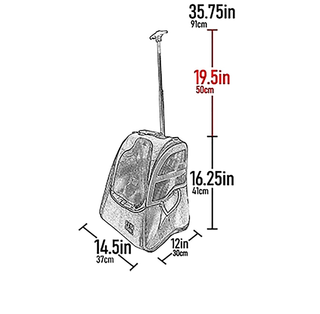 Large Pink Pet Backpack T57447
