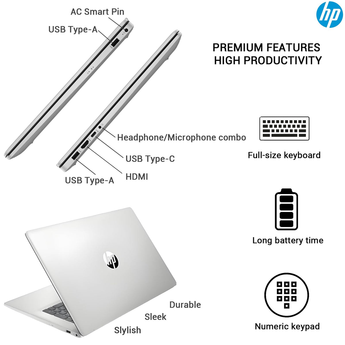 17.3 FHD IPS Laptop PC Y8325