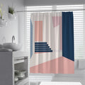 Pink Geometric Shower Curtain 72x72 Inches X55821