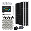 400W 12V Monocrystalline Solar Panel Kit with 30A PWM Charge Controller B88481
