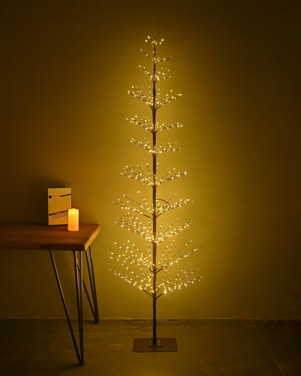 7 Feet 736L LED Artificial Christmas Tree Warm White S848