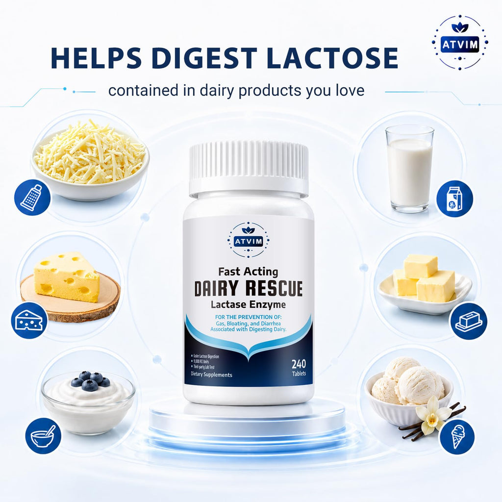 Lactase Enzyme 240 Tablets D657