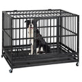 48 in Heavy Duty Dog Crate with Wheel J407864