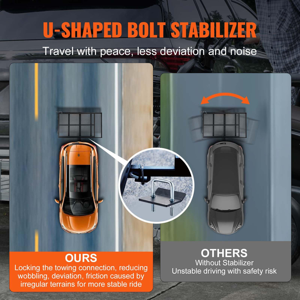 Hitch Mount Mobility Scooter Carrier with Folding Ramp M109582