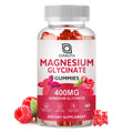 Magnesium Glycinate Gummies 400 mg with Vitamin D, B6 - 60 Gummies L536