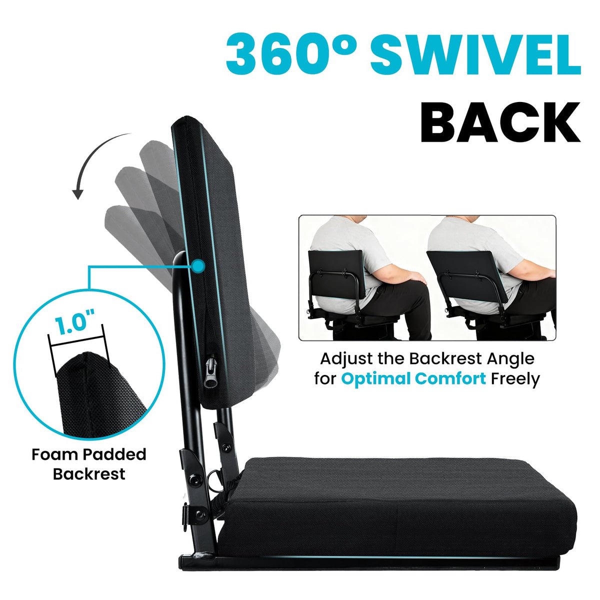Foldable Padded Stadium Seats with Back Support Z9940