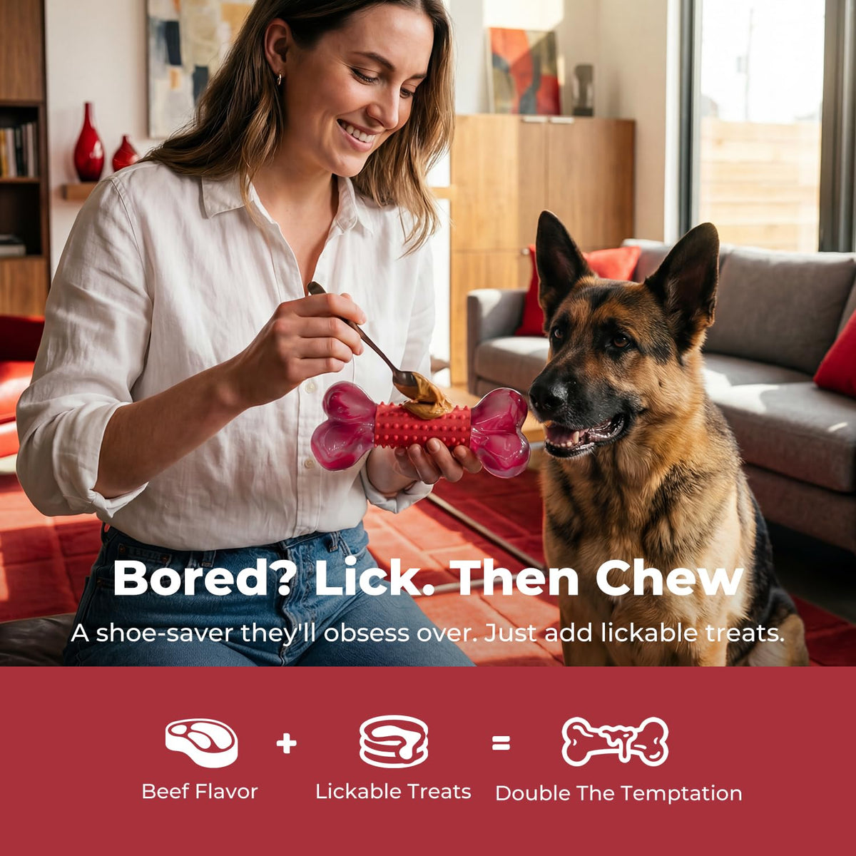 Beef Flavored Dog Chew Toys K351100