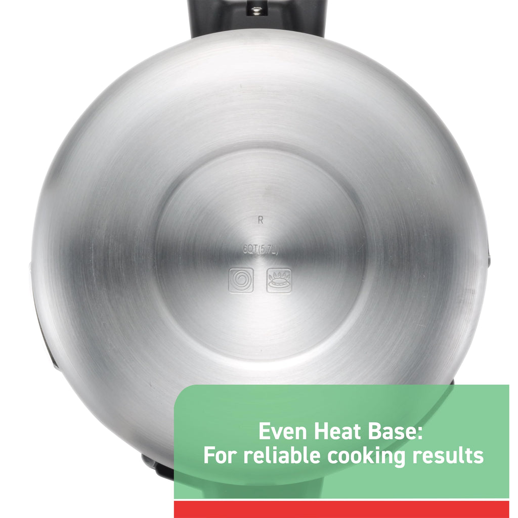 6-Quart Aluminum Pressure Cooker T9543