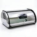 Large Stainless Steel Bread Box with Window & Air Vents B96812