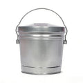6 Gallon Galvanized Metal Trash Can with Lid E158910