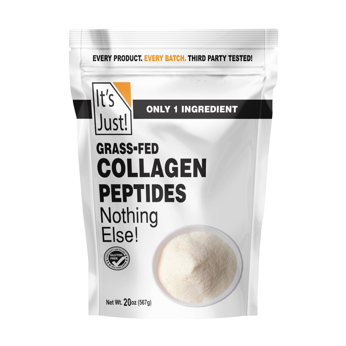 Collagen Peptide Grass-Fed Protein Powder Unflavored 20oz Z9039