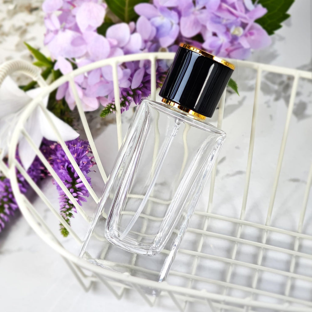 2 Pack 50ml Glass Spray Perfume Bottle Atomizer L9109