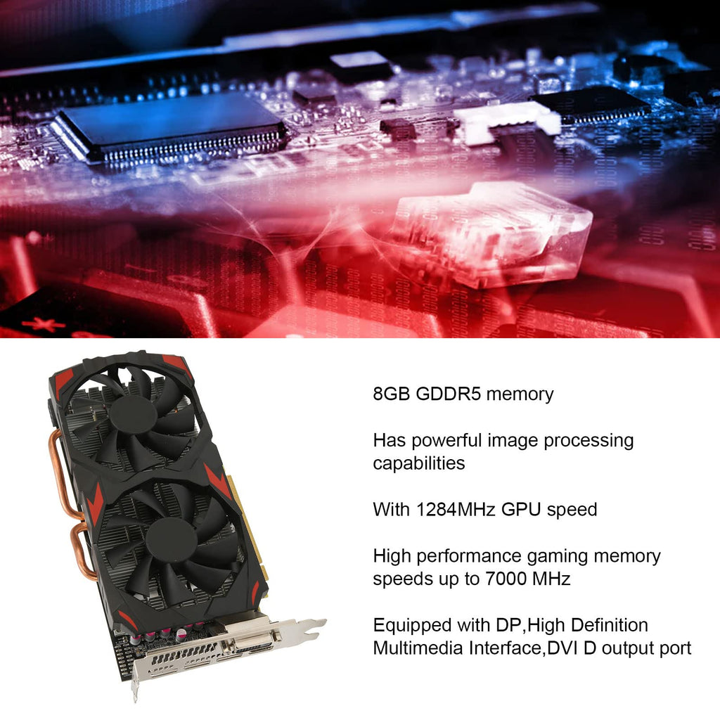 8GB GDDR5 256 Bit PCI Express 3.0 Graphics Card J734513