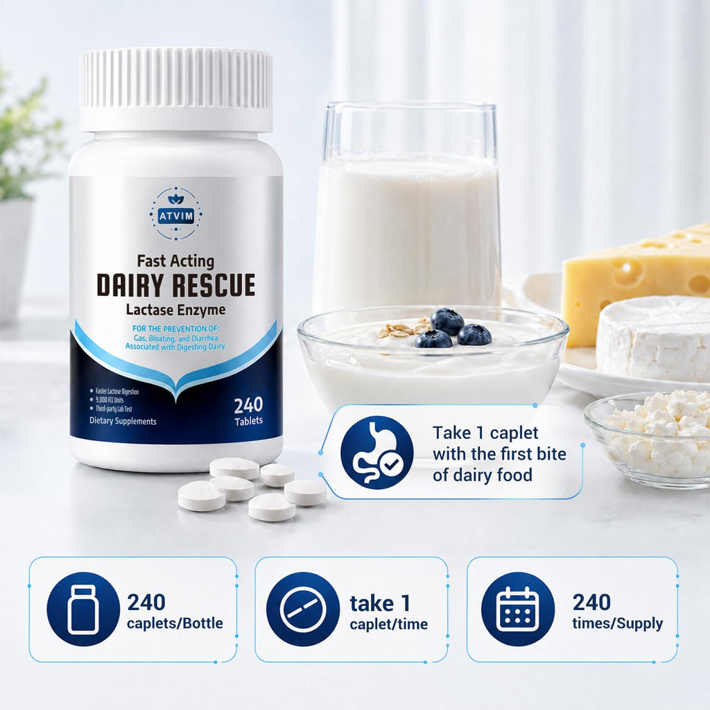 Lactase Enzyme 240 Tablets D657