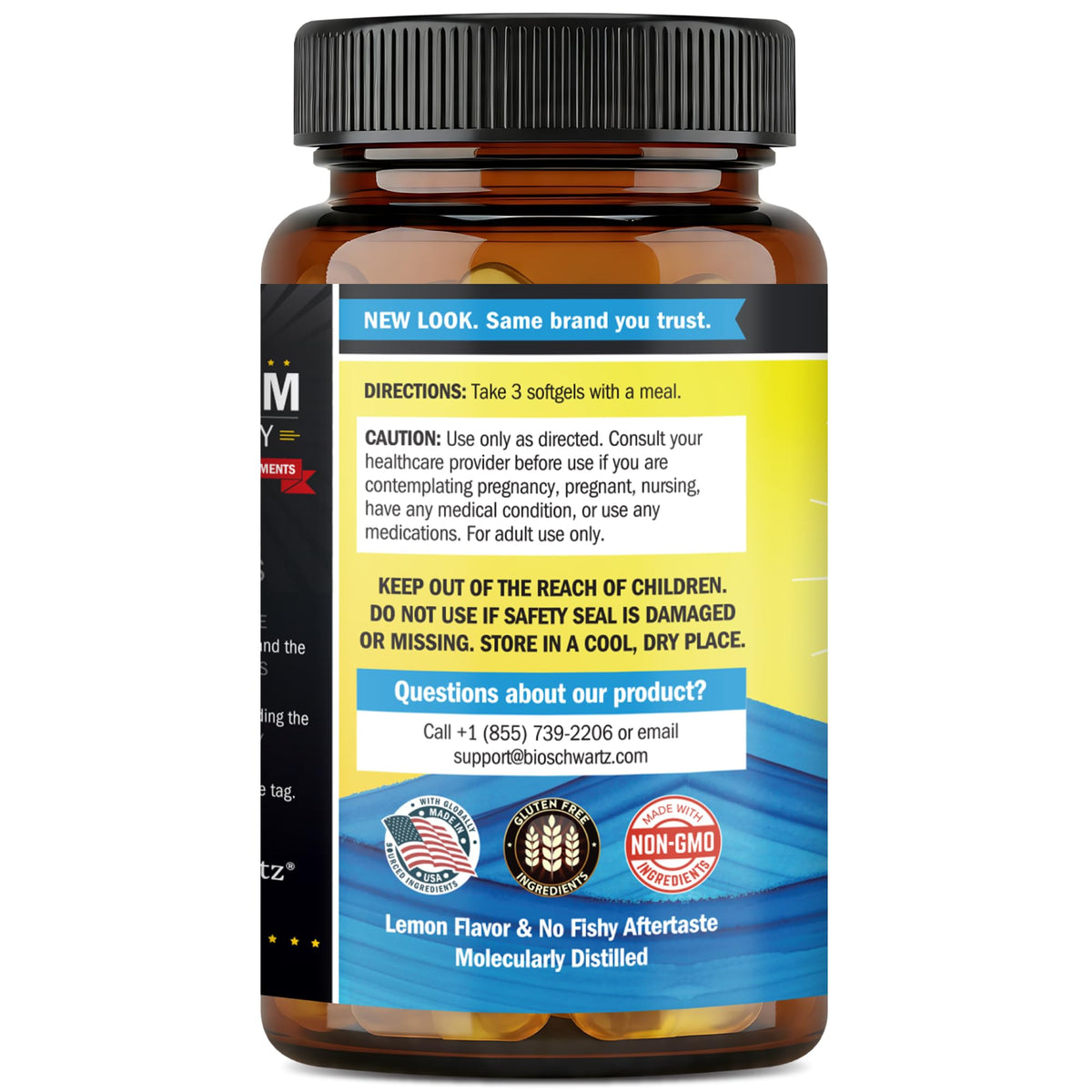 Omega 3 Fish Oil 3000mg 90 Softgels C921501