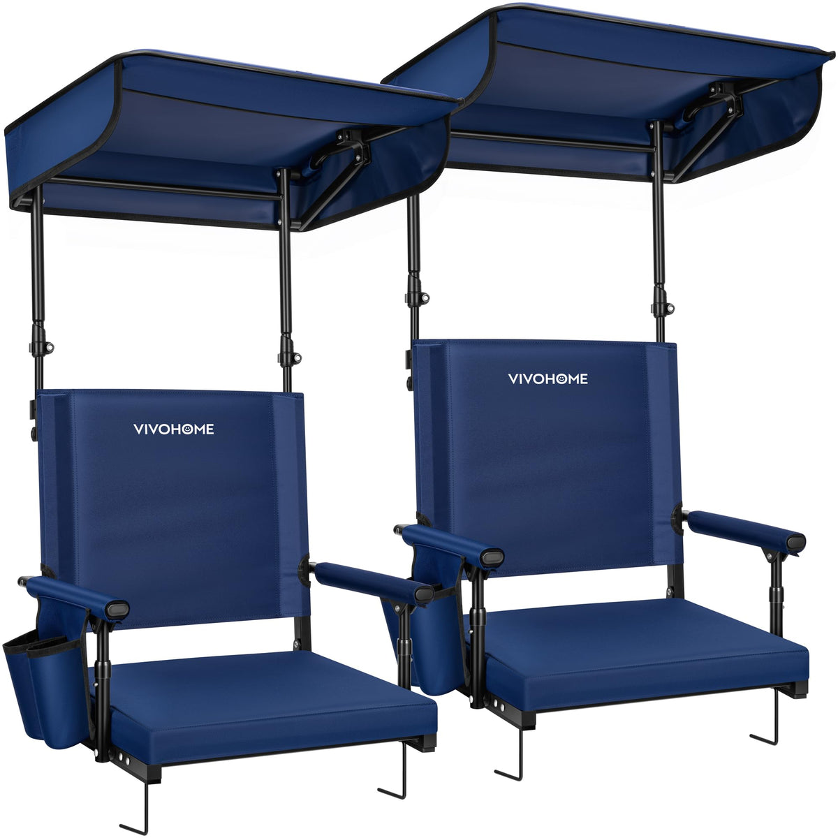 Stadium Seat with Sunshade Canopy and Back Support L462271