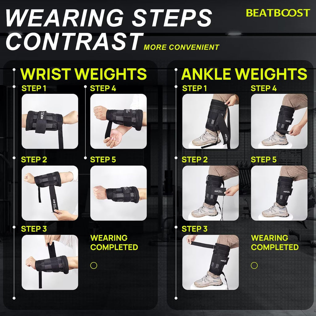 Adjustable Ankle Wrist Weights K1916