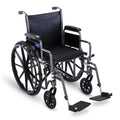 Portable Folding Lightweight Manual Wheelchair 18 Inch Seat K1555