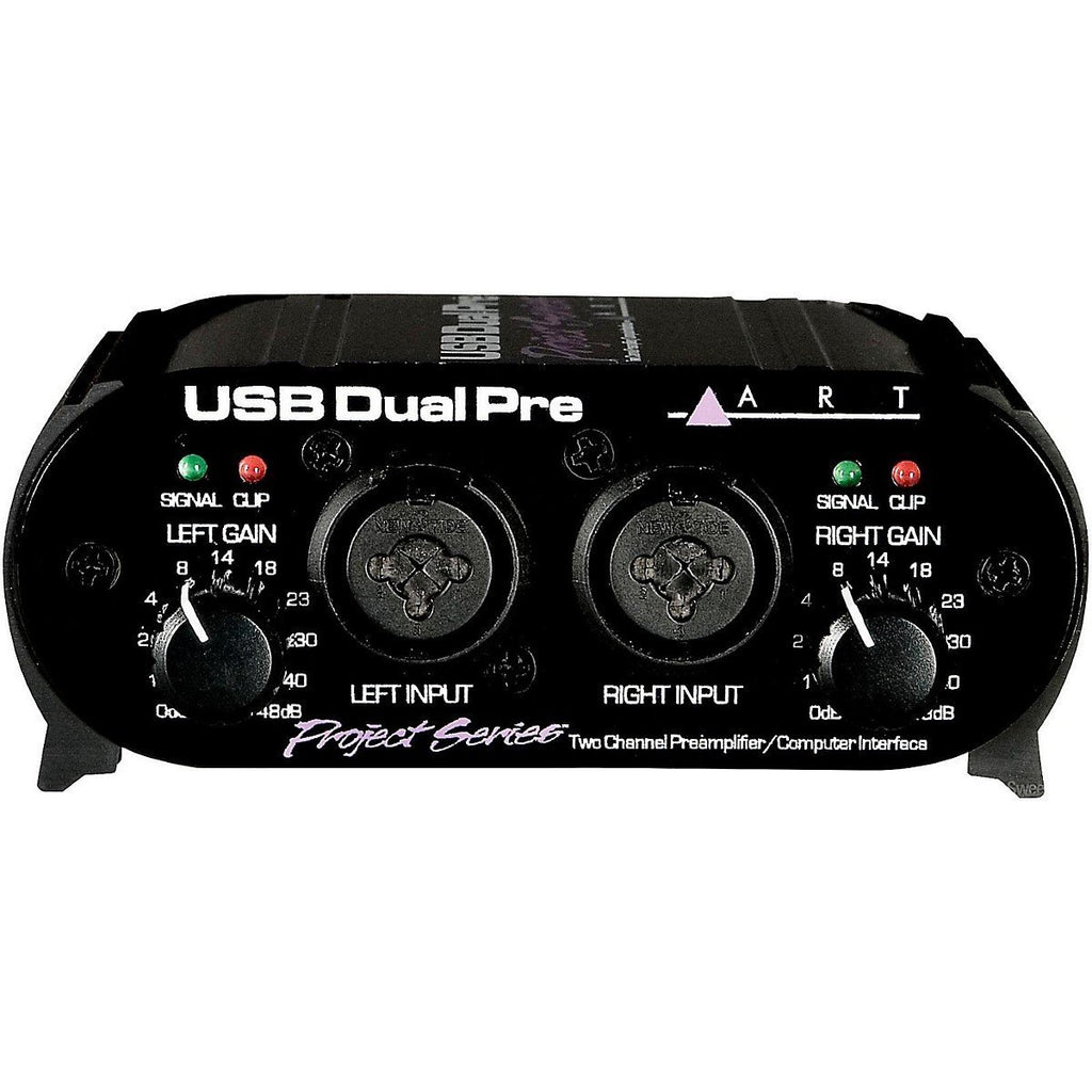 USB Dual Pre Two Channel Preamplifier/Computer Interface, Black Y400897