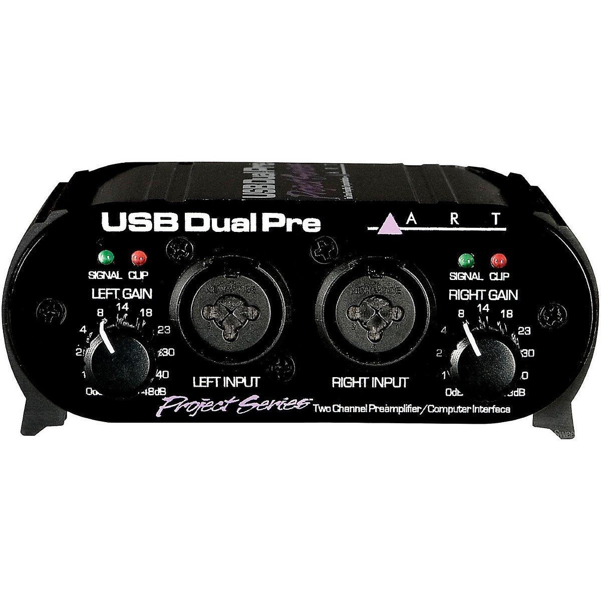 USB Dual Pre Two Channel Preamplifier/Computer Interface, Black Y400897